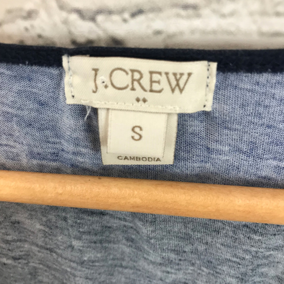 J Crew Striped Tank Cotton Blend - Picture 2 of 5